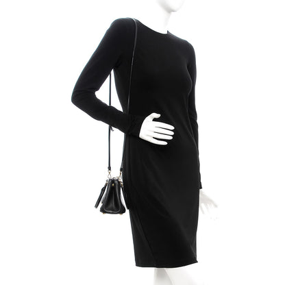 Prada Saffiano Micro Galleria Double Zip Tote Nero Black 2 of 9