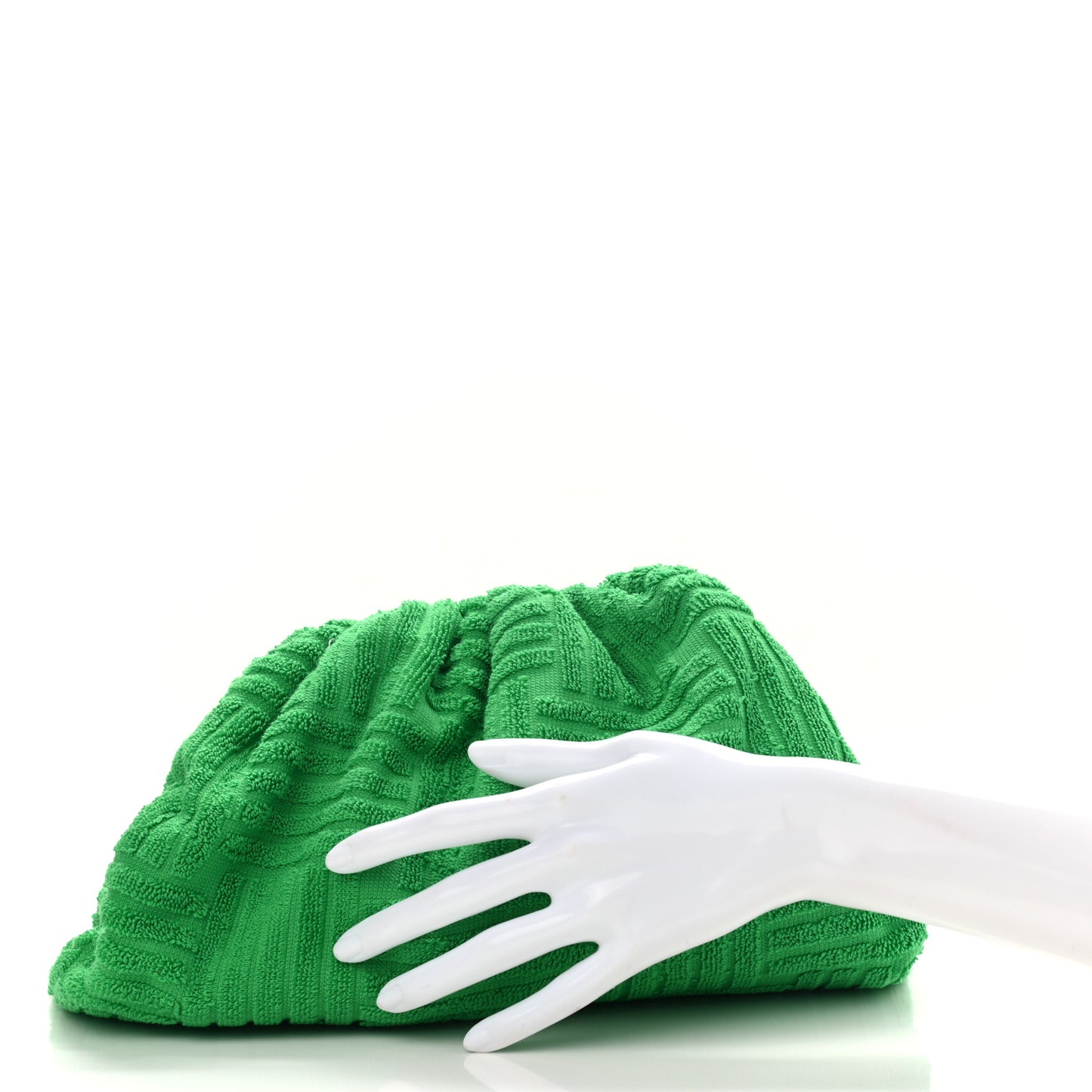 Sponge Fabric The Pouch Clutch Grass