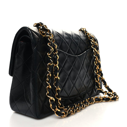 Chanel Lambskin Quilted Small Double Flap Black 3 of 11