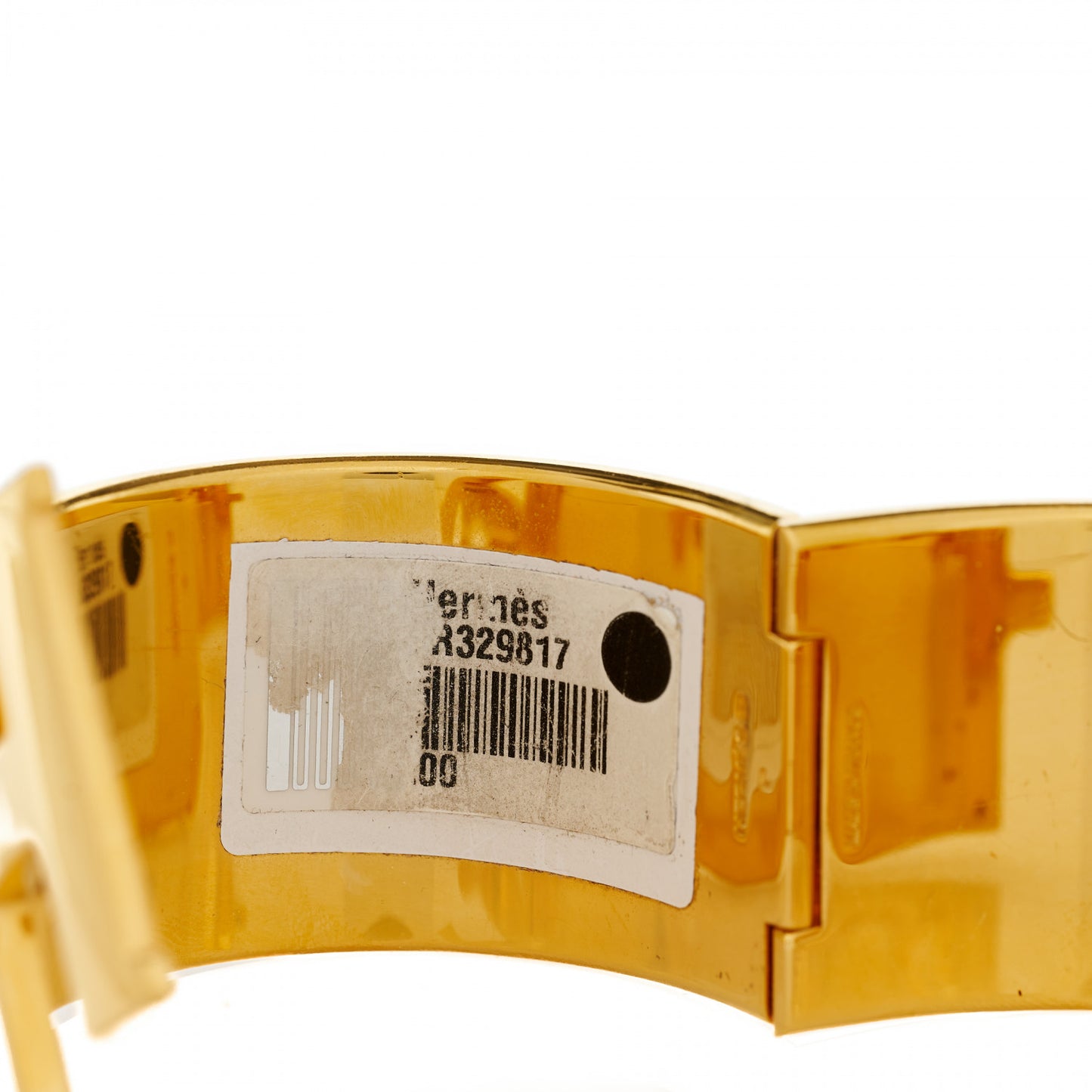 Enamel Extra Wide Clic Clac H Bracelet PM White