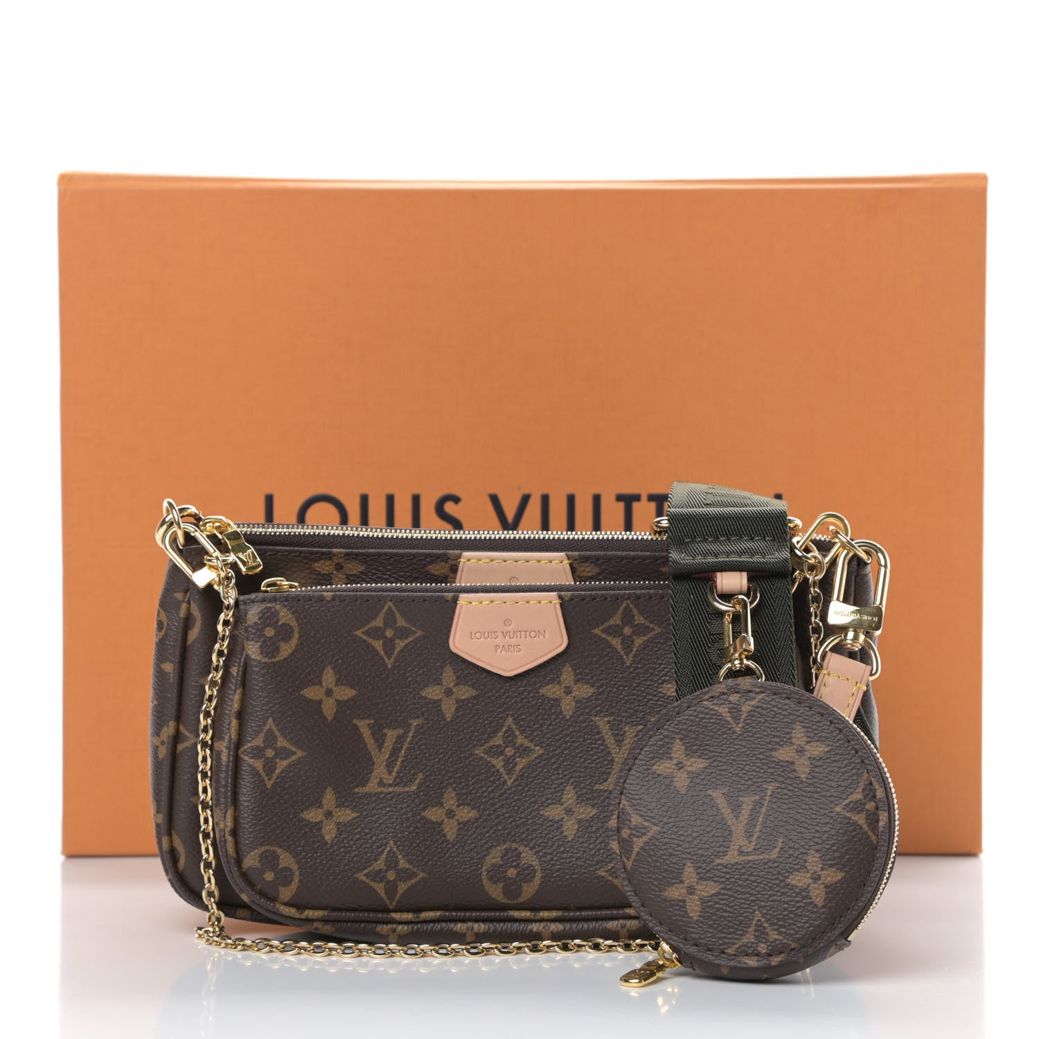 Louis Vuitton Monogram Multi Pochette Accessories Kaki 13 of 13