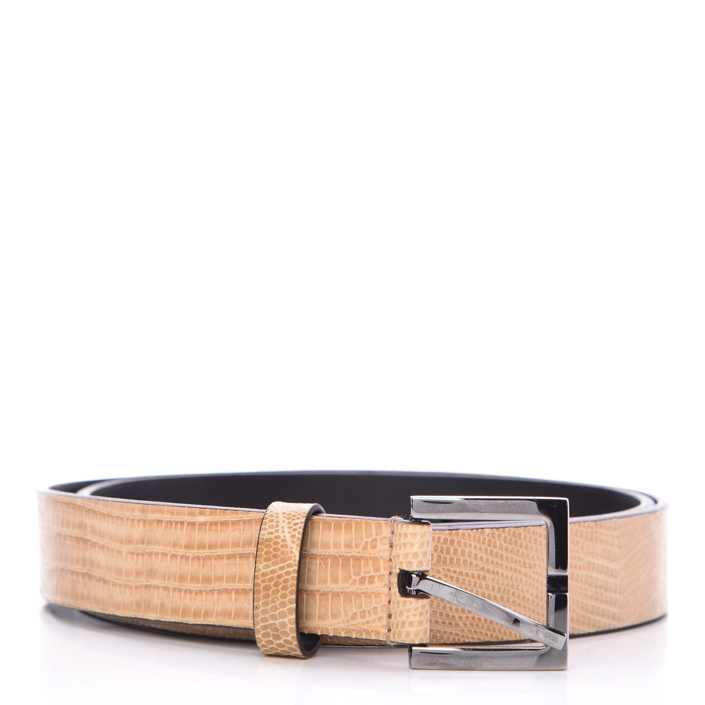 Lizard Belt 75 30 Beige