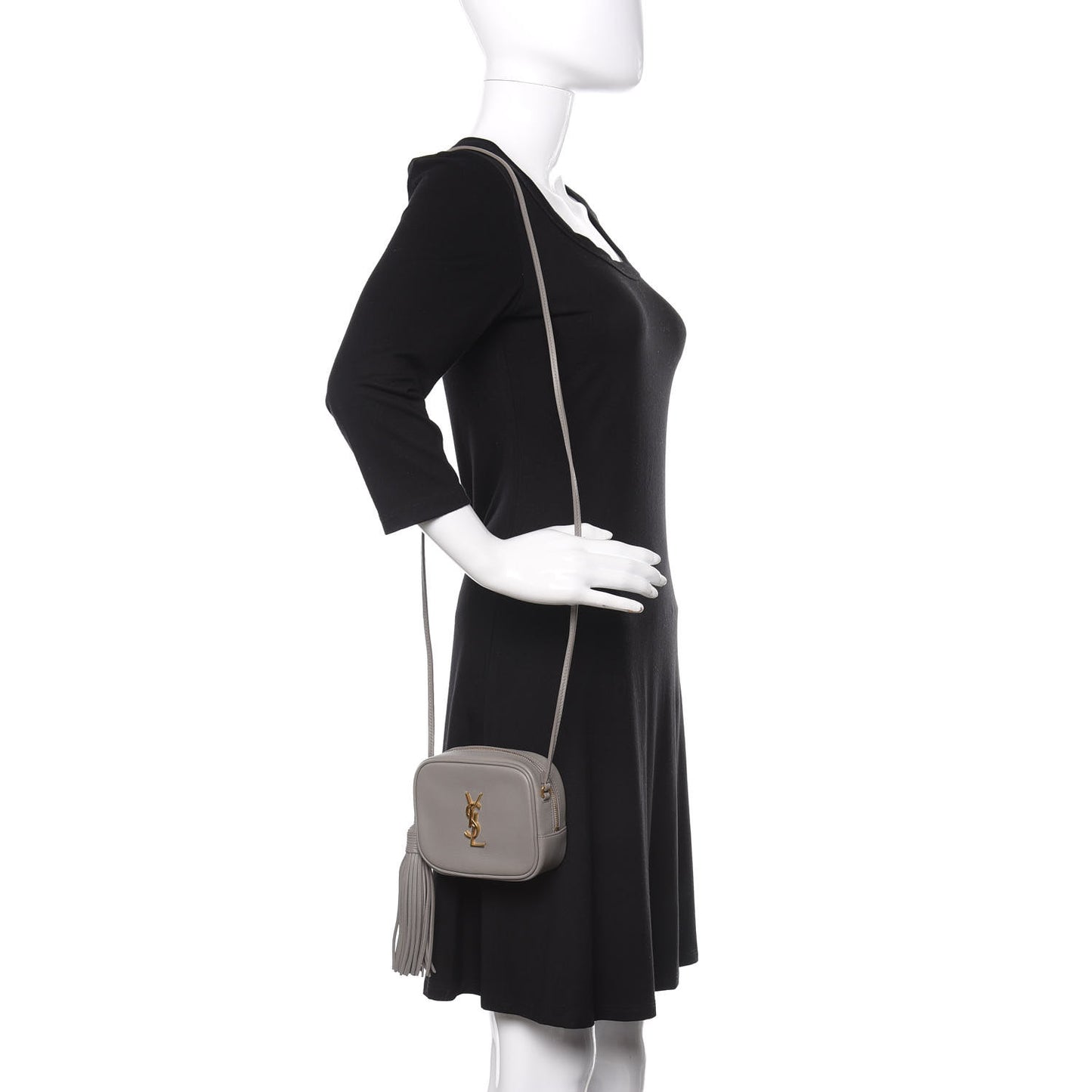 Nappa Monogram Blogger Bag Oyster Grey