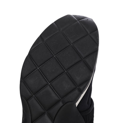 Chanel Stretch Fabric CC Sneakers 39 Black 8 of 14