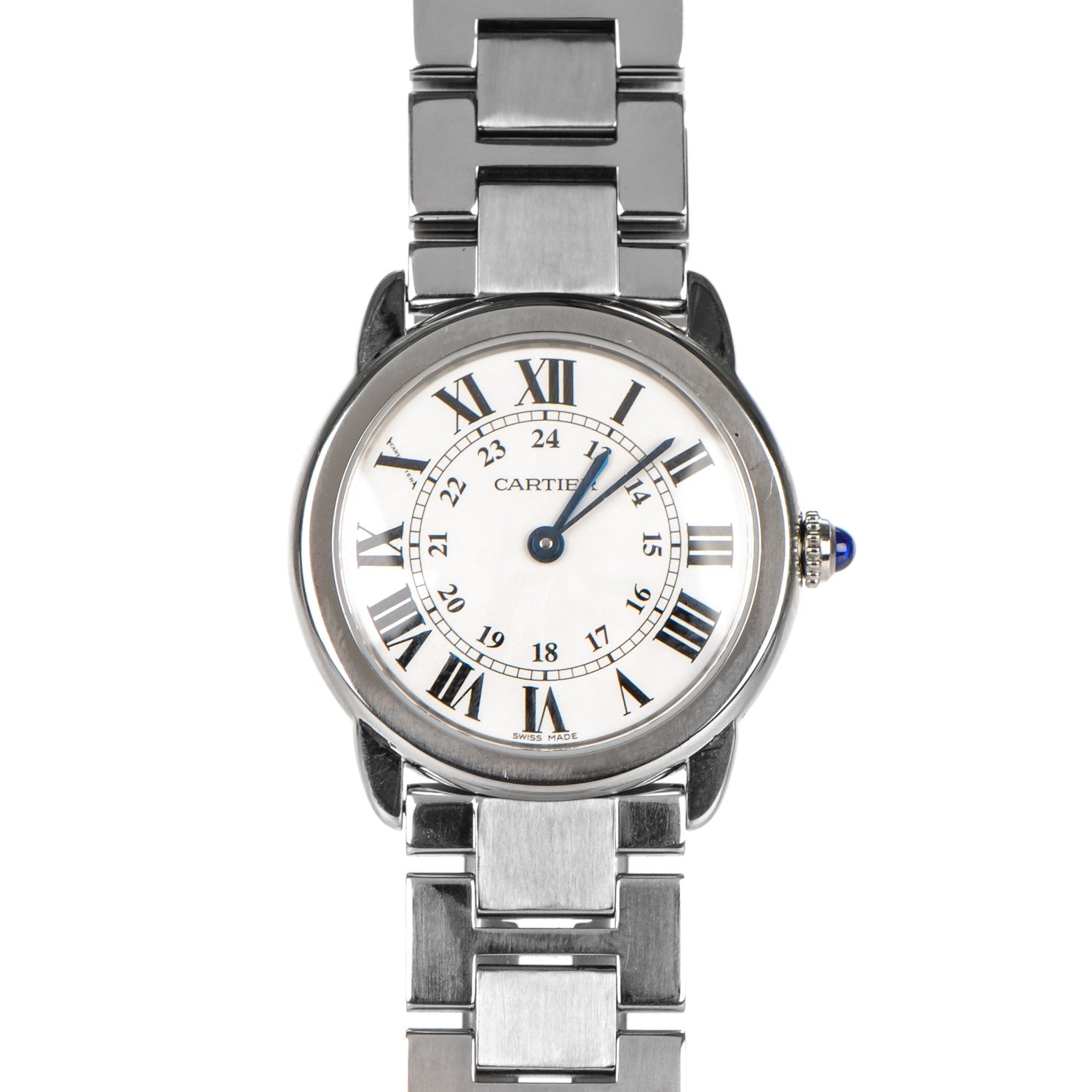 Cartier Stainless Steel 29mm Ronde Solo Quartz Watch 1 of 10