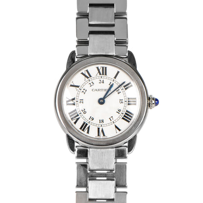 Cartier Stainless Steel 29mm Ronde Solo Quartz Watch 1 of 10