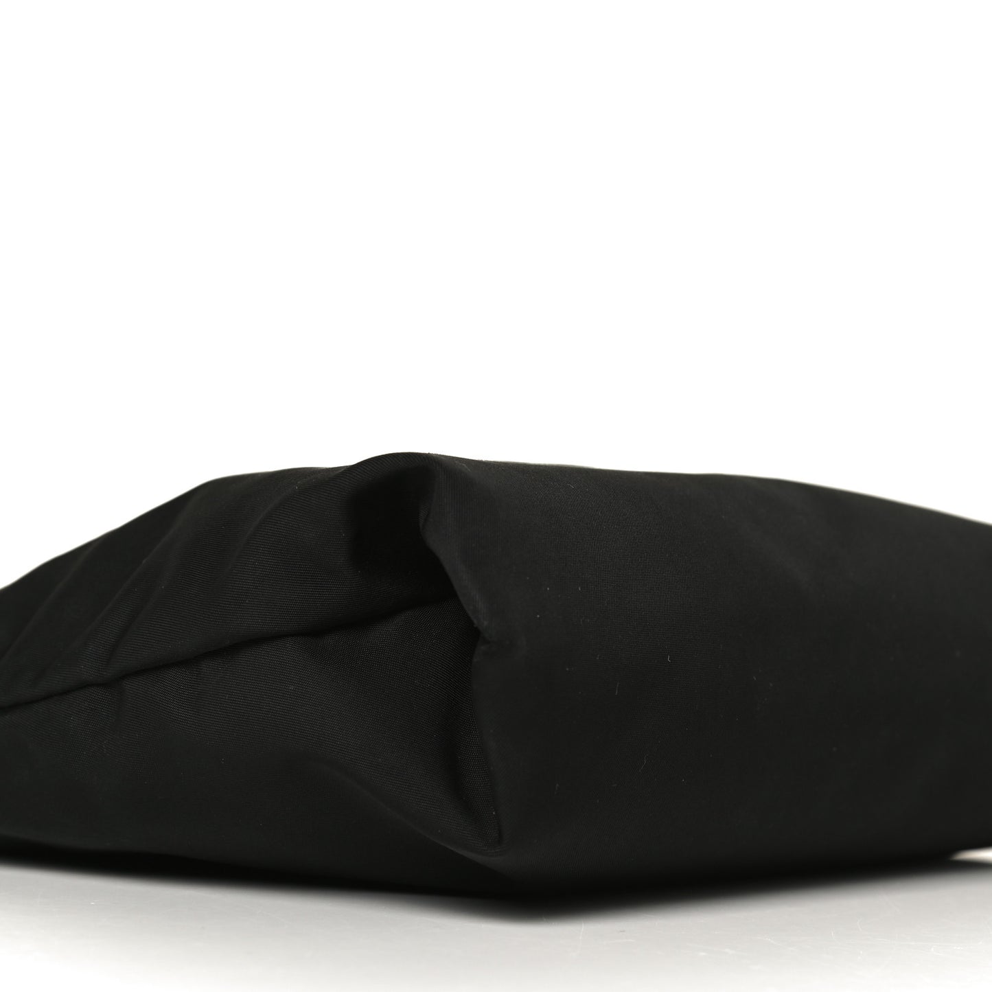 Tessuto Nylon Saffiano Flat Messenger Bag Black