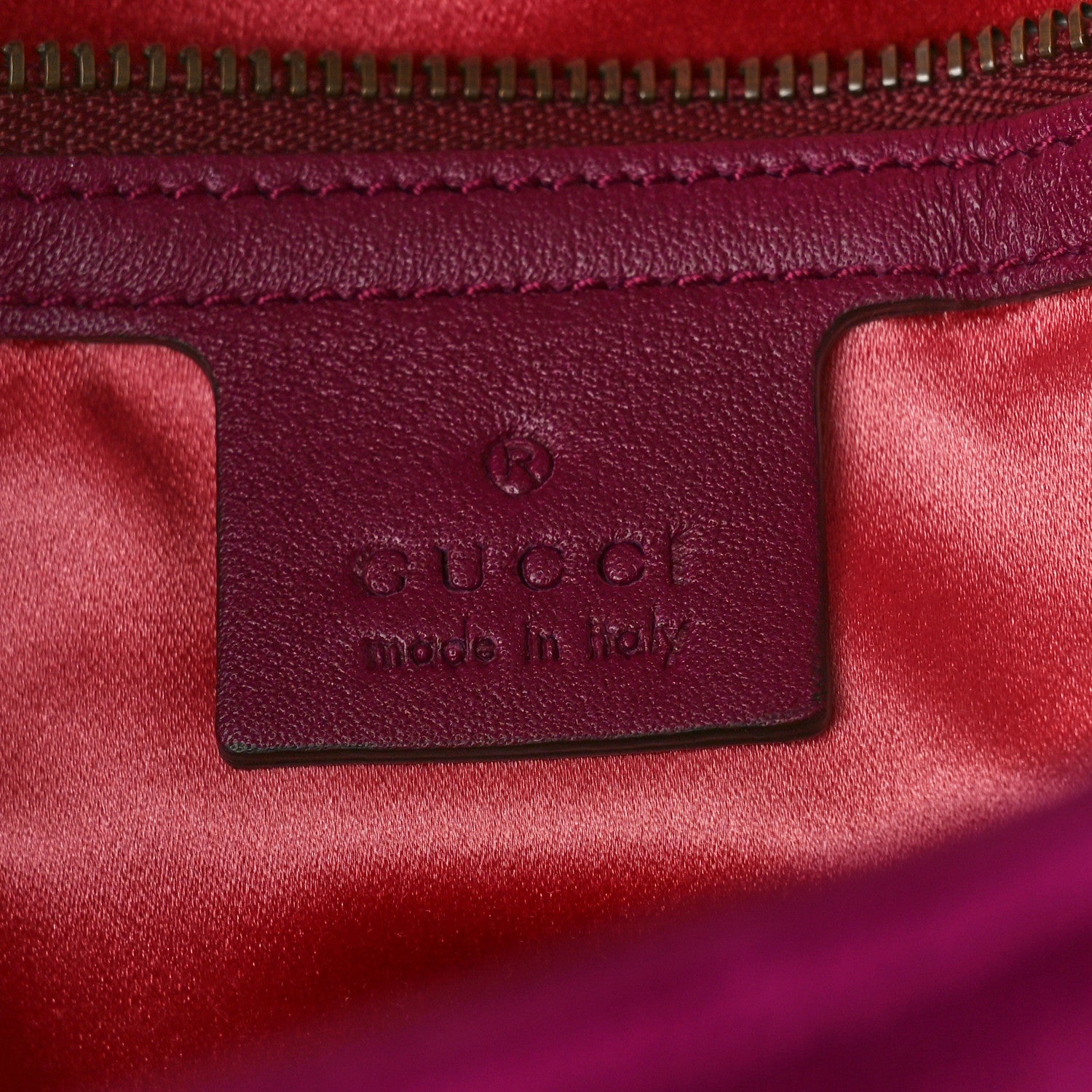 Gucci Velvet Matelasse Medium GG Marmont Shoulder Bag Fuchsia Violet Cyclamen 6 of 9