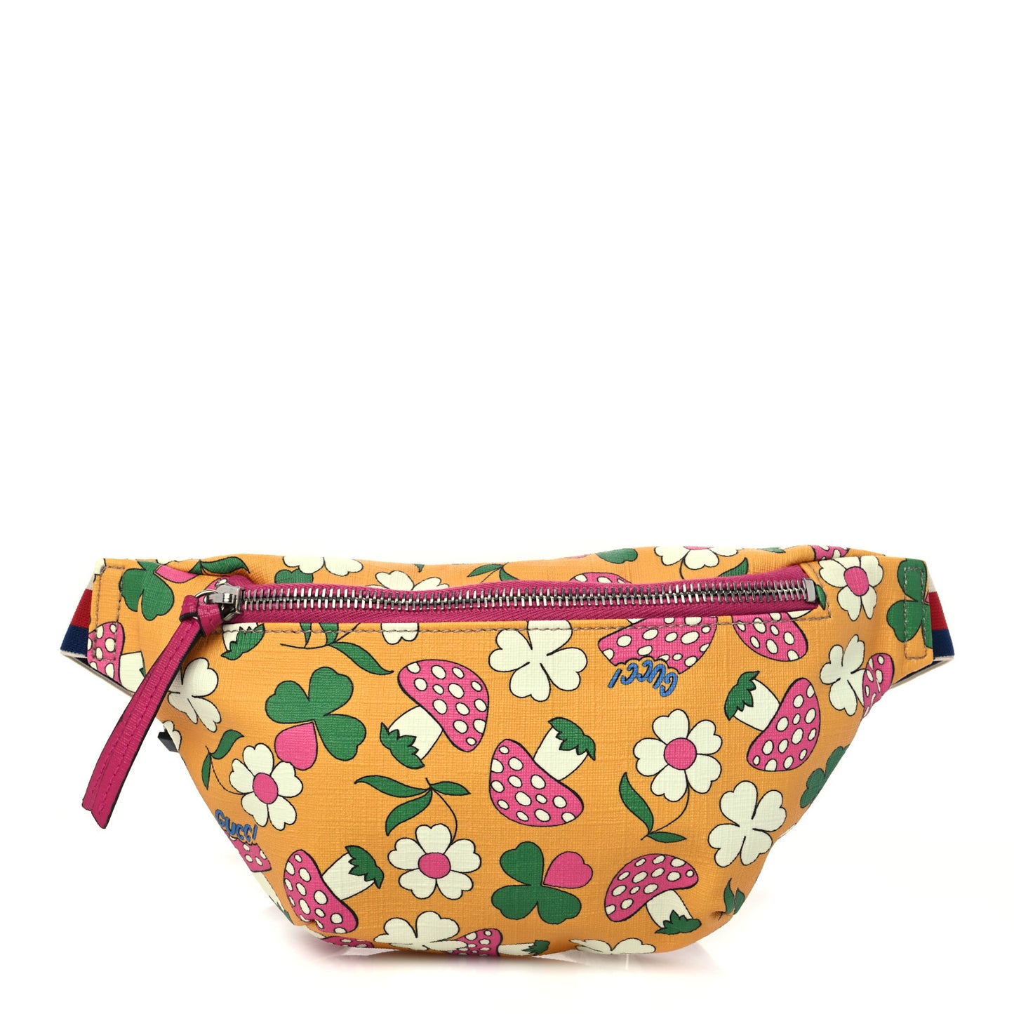 Supreme Childrens Mushroom Print Belt Bag Yellow