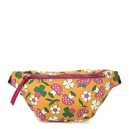 Gucci Supreme Childrens Mushroom Print Belt Bag Yellow 1 of 8