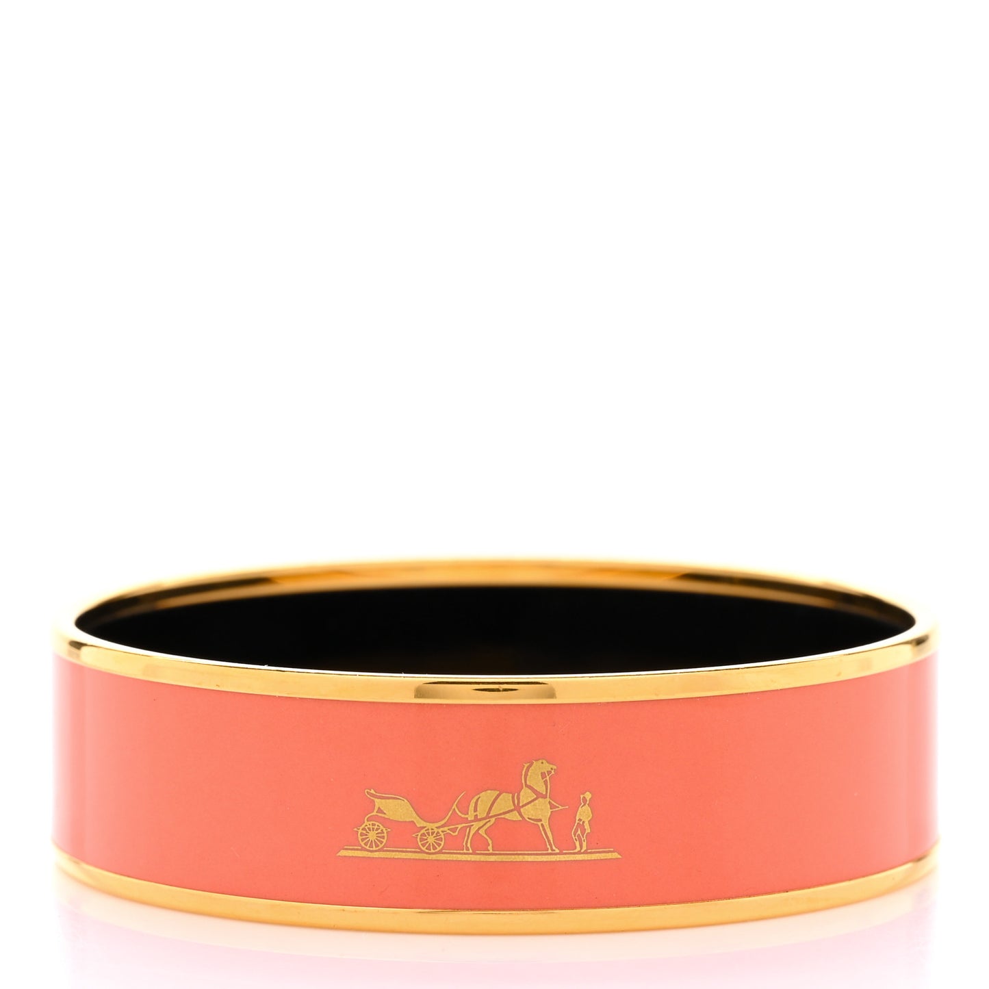 Enamel Printed Caleche Wide Bracelet 70 Mango