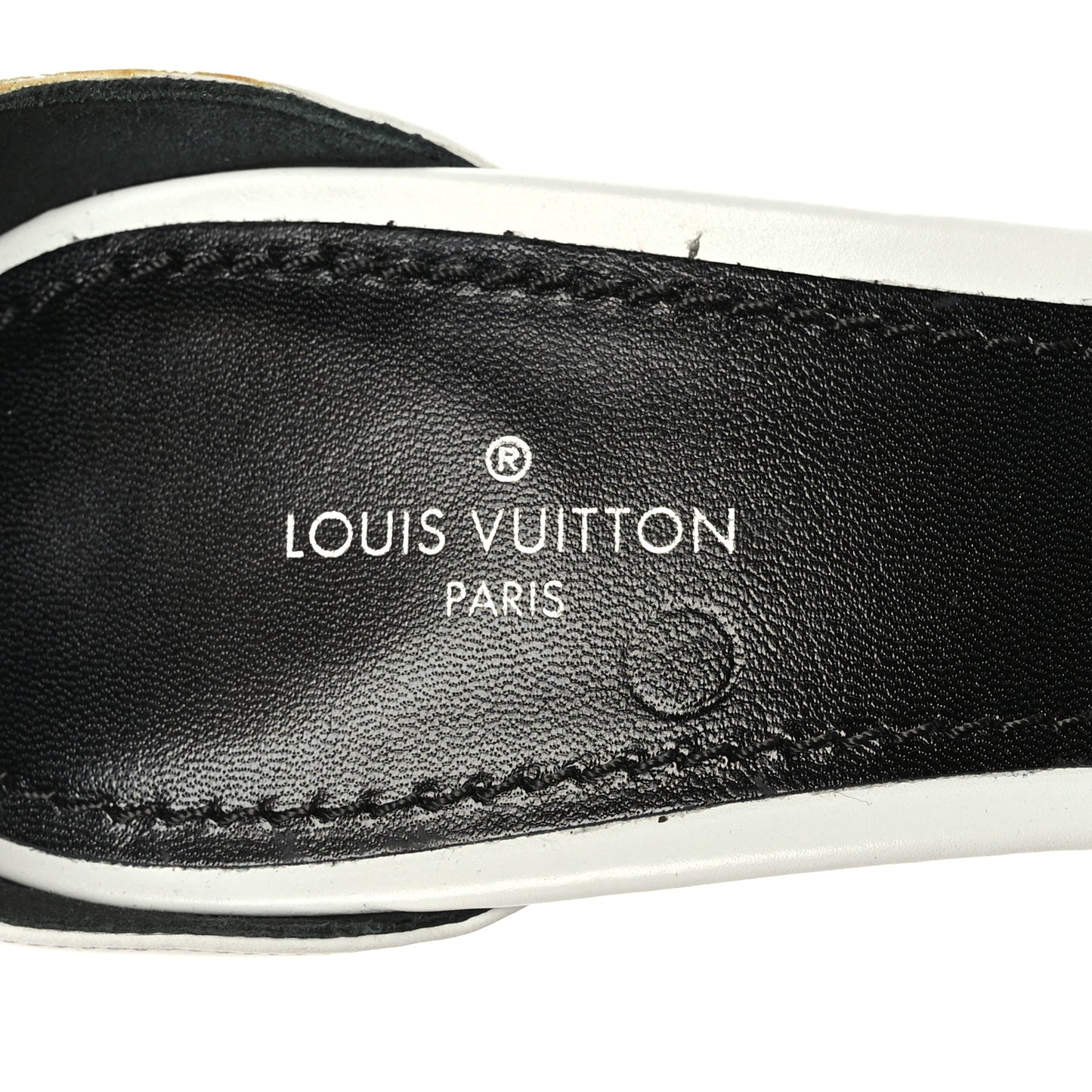 Calfskin Call Back Sandals 40 White