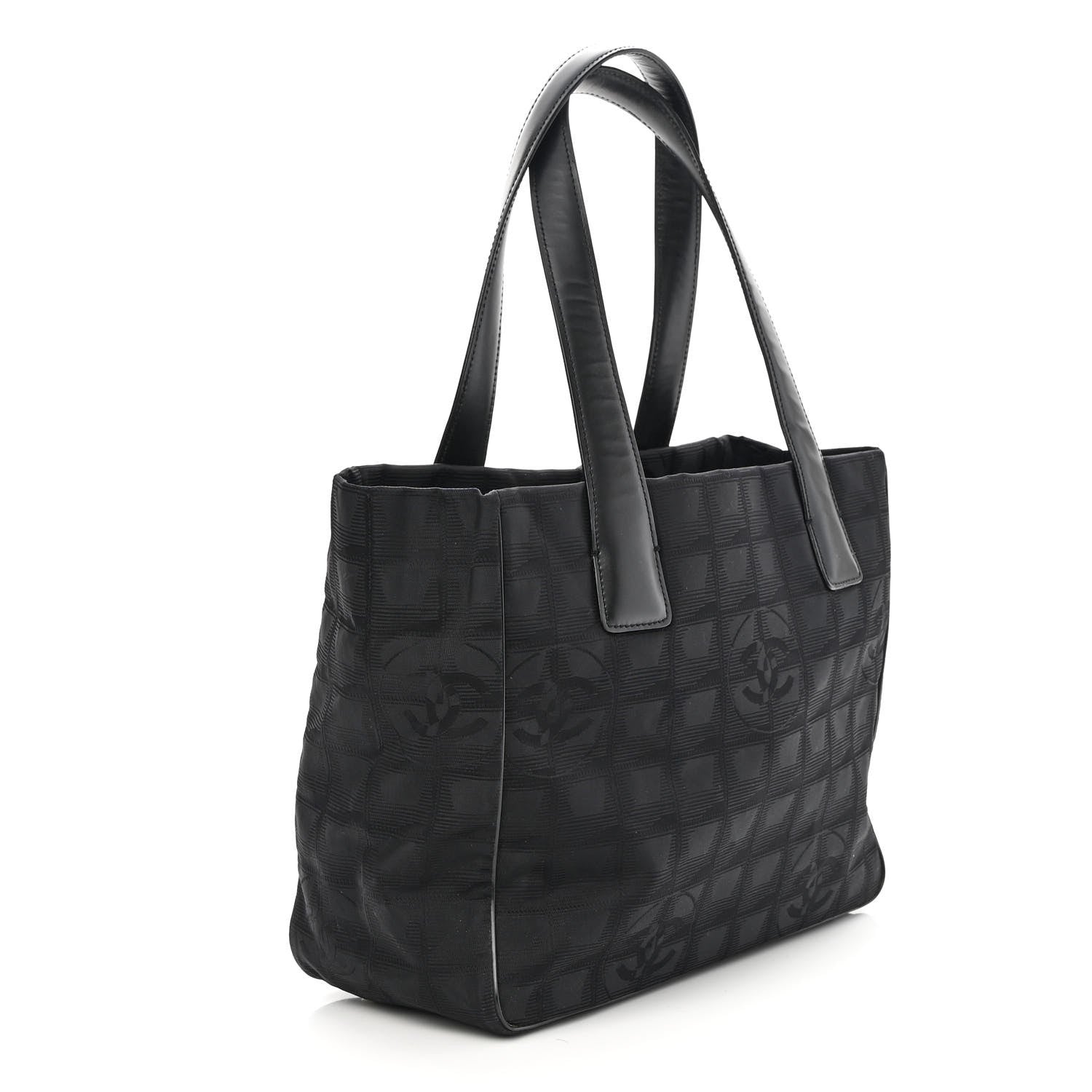 Chanel Nylon Small Travel Tote Black 3 of 9