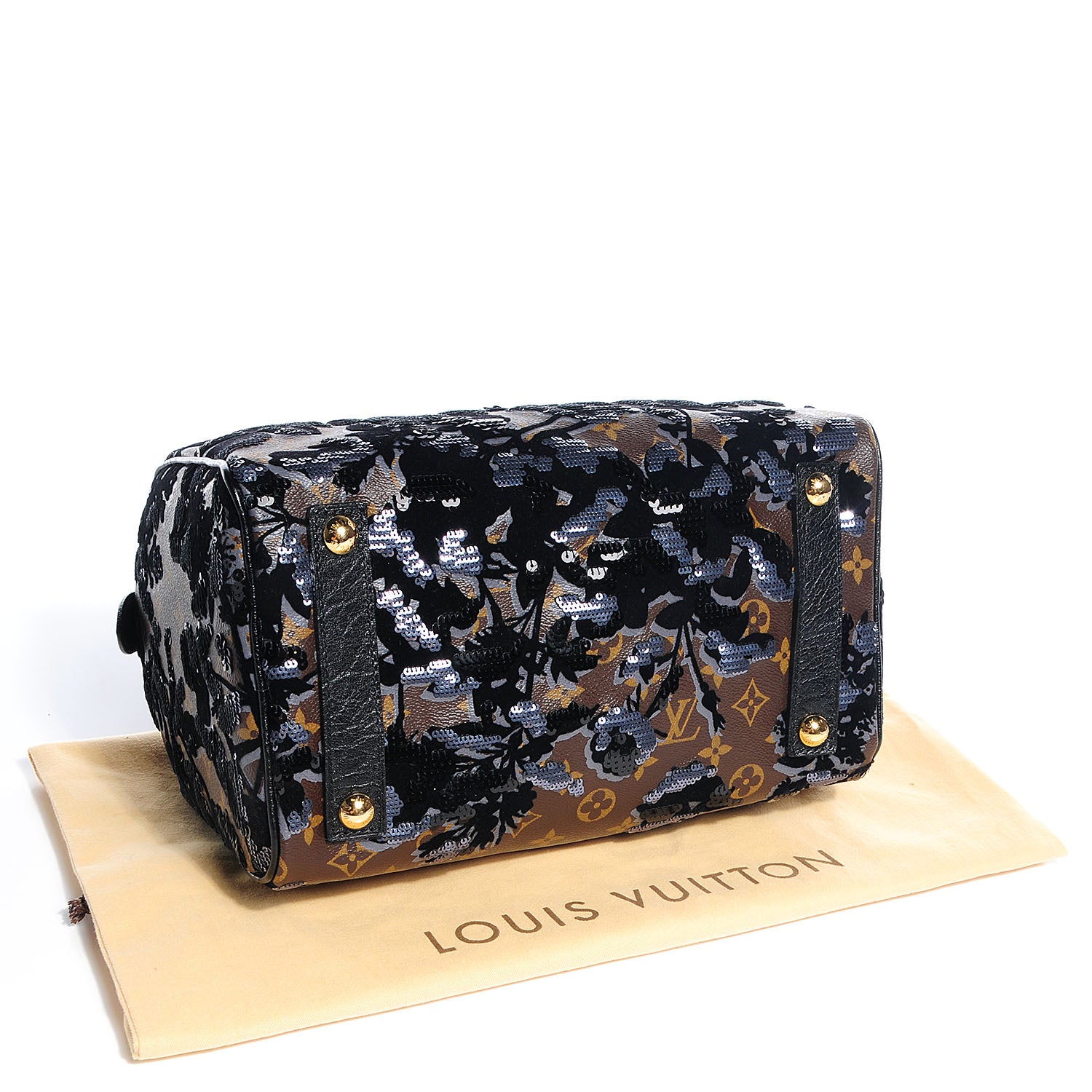 Louis Vuitton Monogram Fleur De Jais Sequins Speedy 30 4 of 7