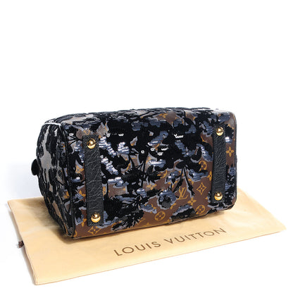 Louis Vuitton Monogram Fleur De Jais Sequins Speedy 30 4 of 7