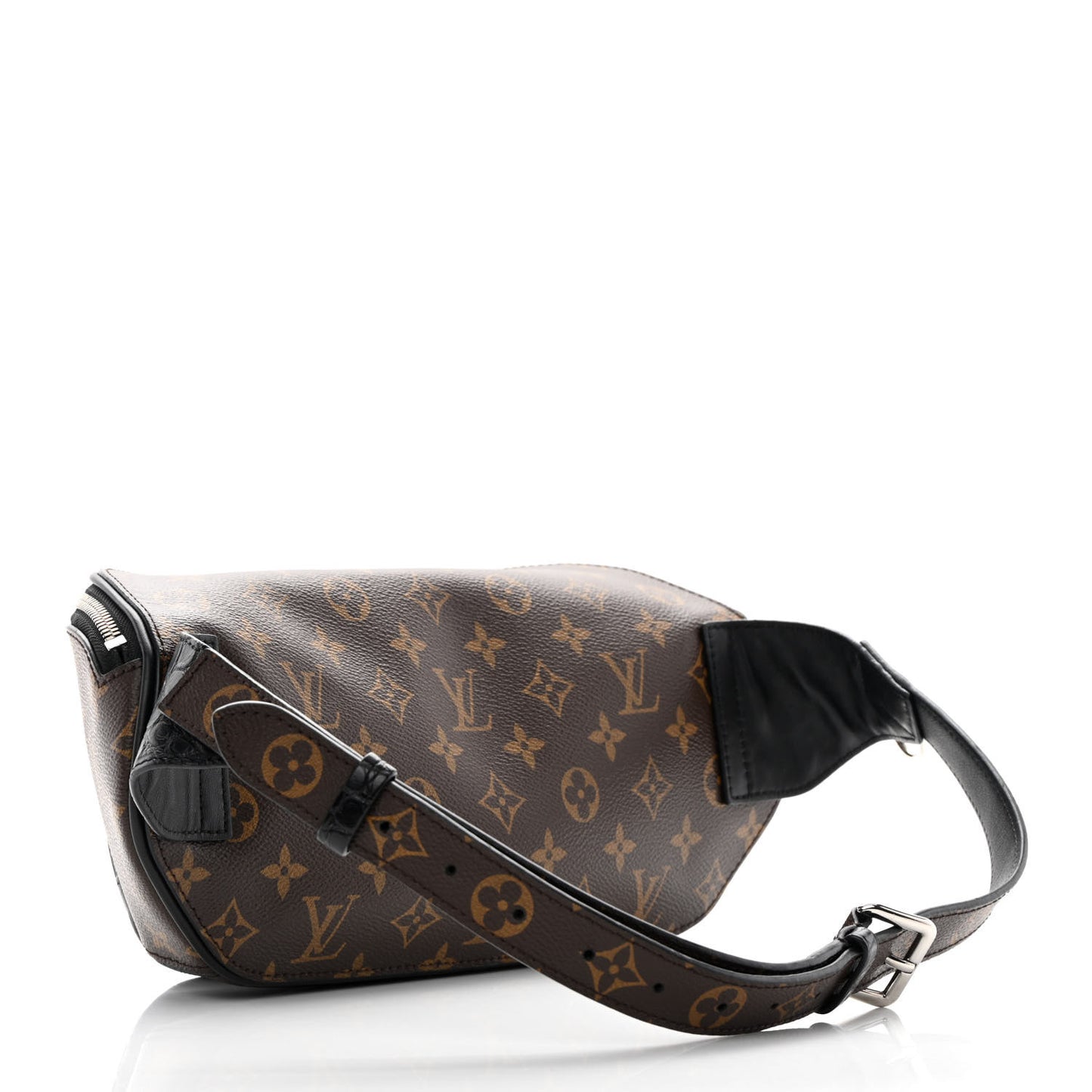 Monogram Crocodile Bumbag Black