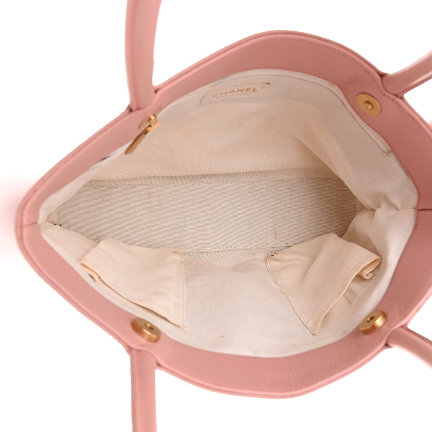Chanel Caviar CC Tote Pink 5 of 20
