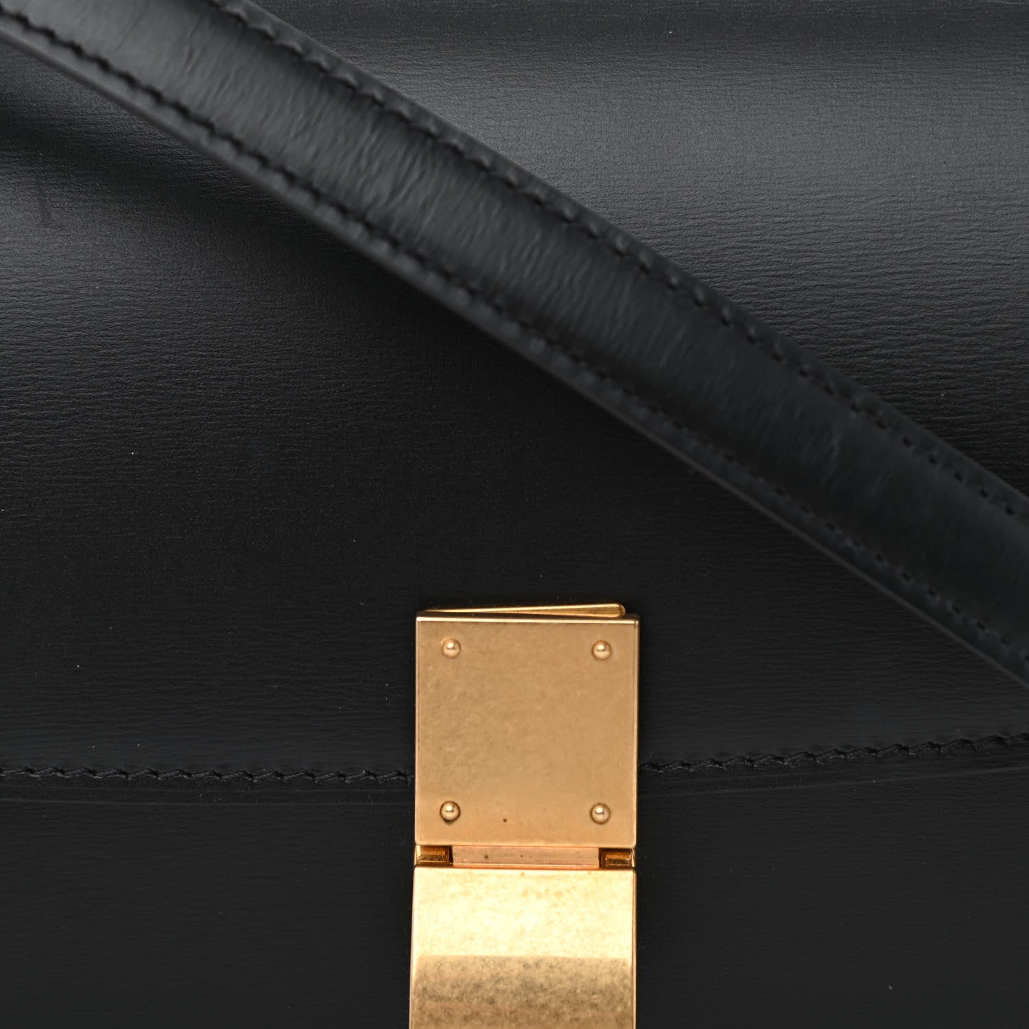 Celine Box Calfskin Small Classic Box Flap Bag Black 8 of 11