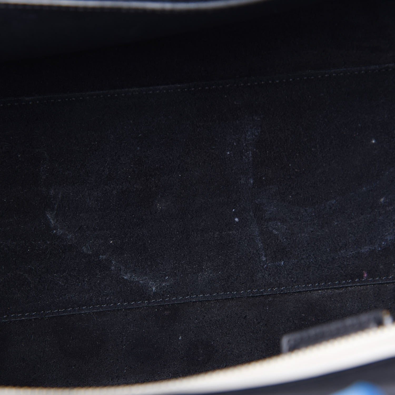 Saint Laurent Calfskin Small Cabas Rive Gauche Bag Black Red Yellow White 7 of 14