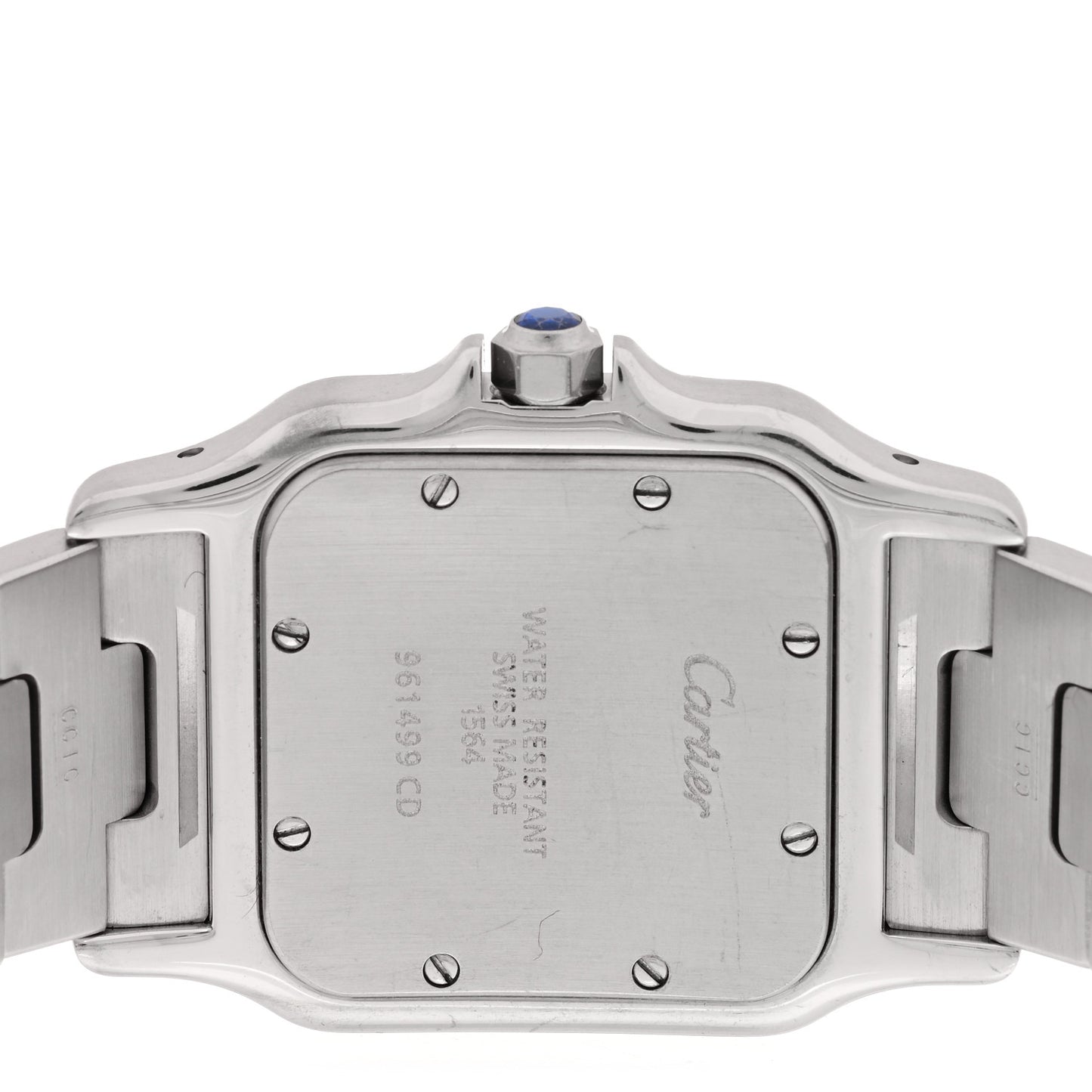 Stainless Steel 29mm Santos De Cartier Galbee Quartz Watch