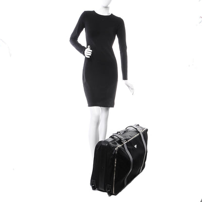 Prada Tessuto Nylon Saffiano Suitcase Black 2 of 10