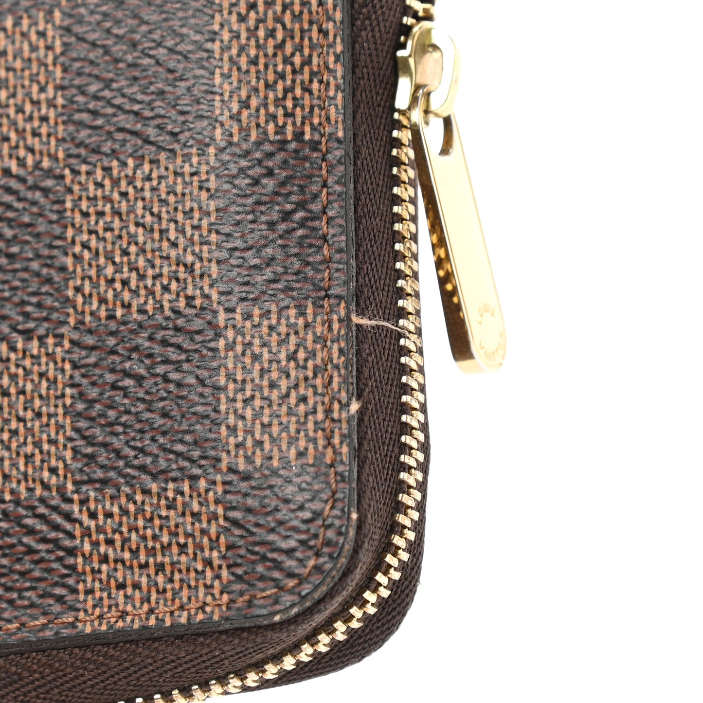 Damier Ebene Zippy Coin Purse Rose Ballerine