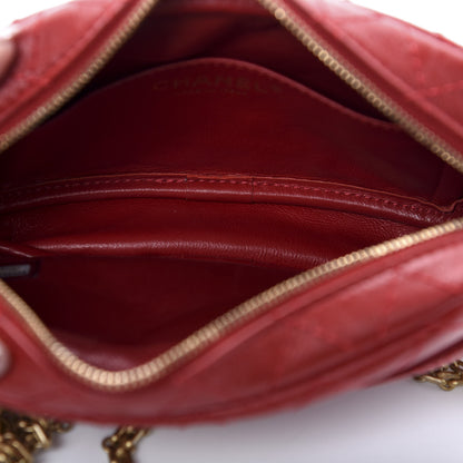 Chanel Aged Calfskin Quilted Mini Reissue Camera Case Red 5 of 8