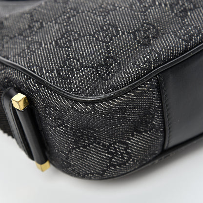 Gucci Denim Monogram Shoulder Bag 8 of 16