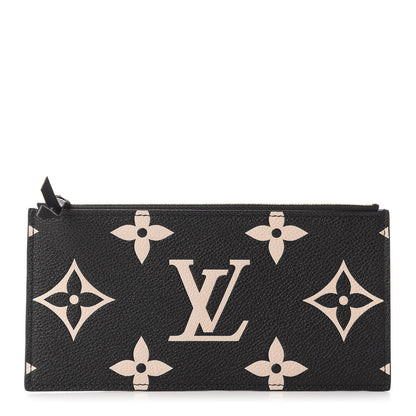 Louis Vuitton Empreinte Monogram Giant Crafty Pochette Felicie Zippered Insert Black 1 of 6