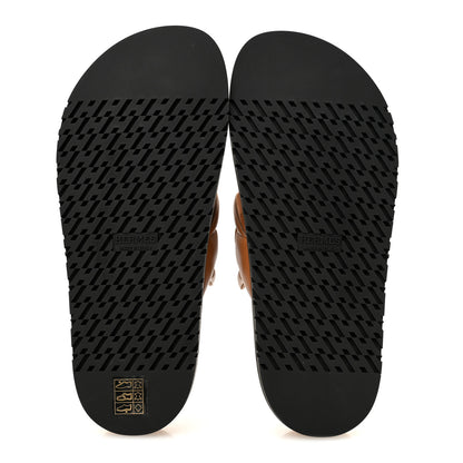 Hermes Nappa Extra Sandals 38 Naturel 6 of 10