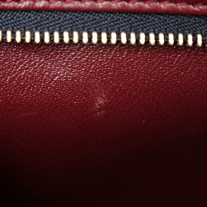 Gucci Smooth Calfskin Medium Zumi Top Handle Bag Blue Romantic Cerise Butter Multicolor 16 of 18