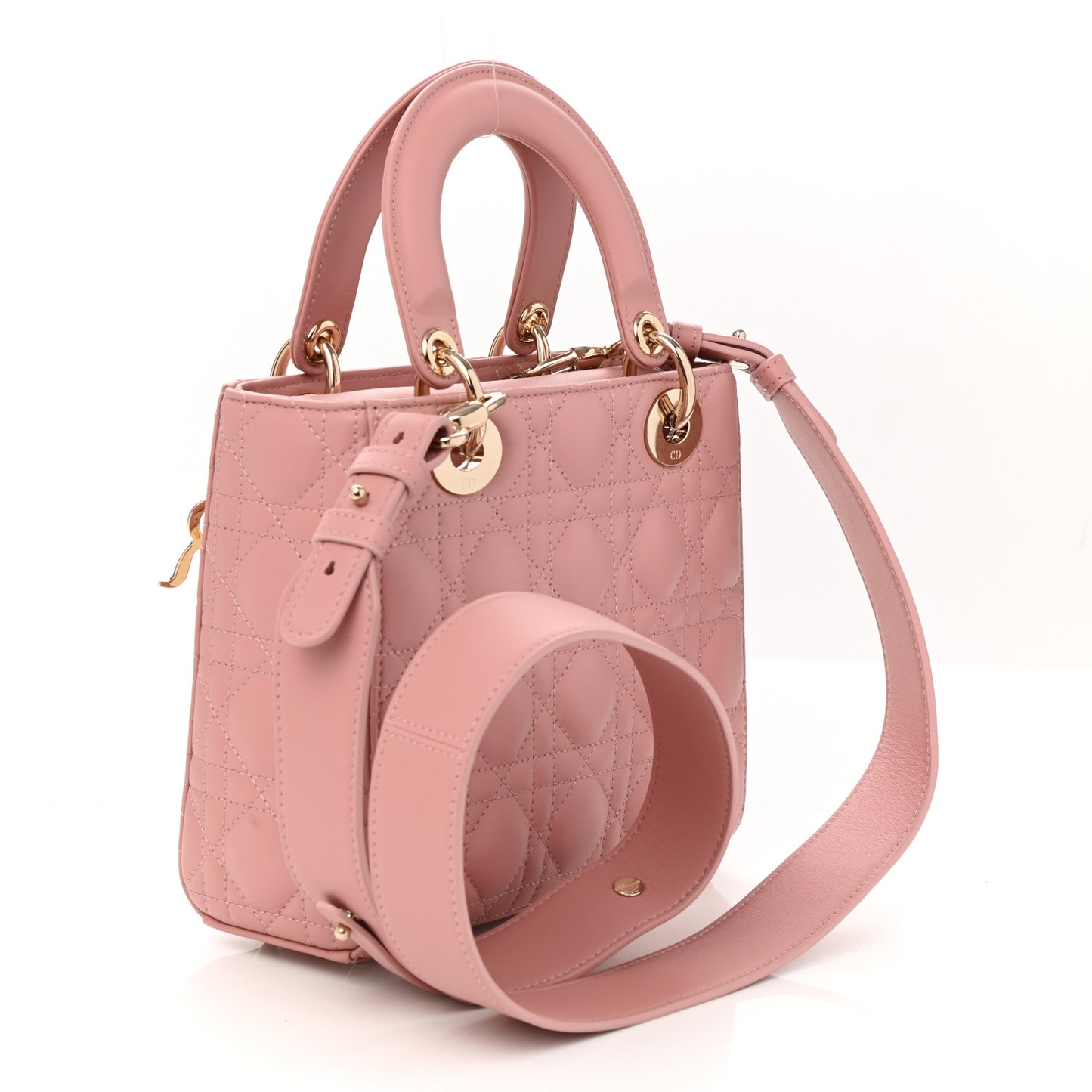 Lambskin Cannage Small My ABC Dior Lady Dior Blush