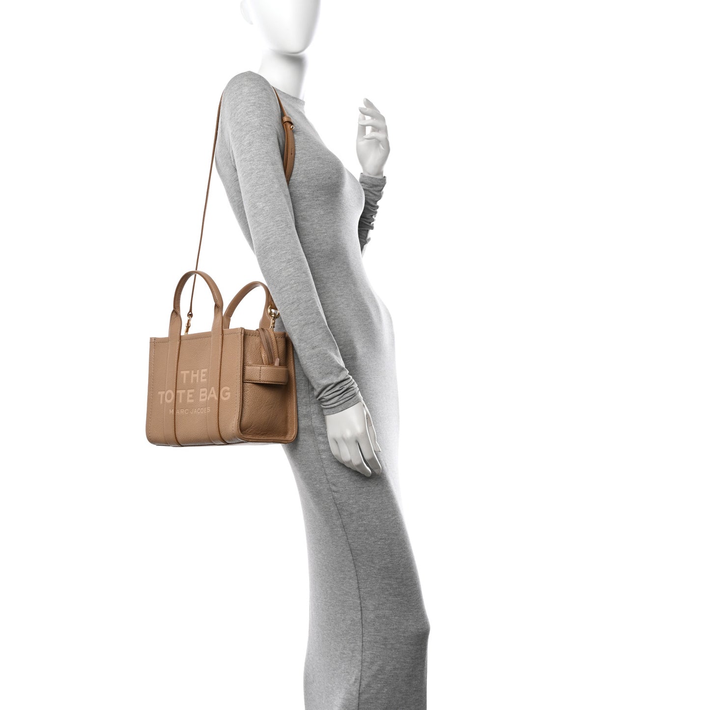 Grained Calfskin Small The Tote Camel