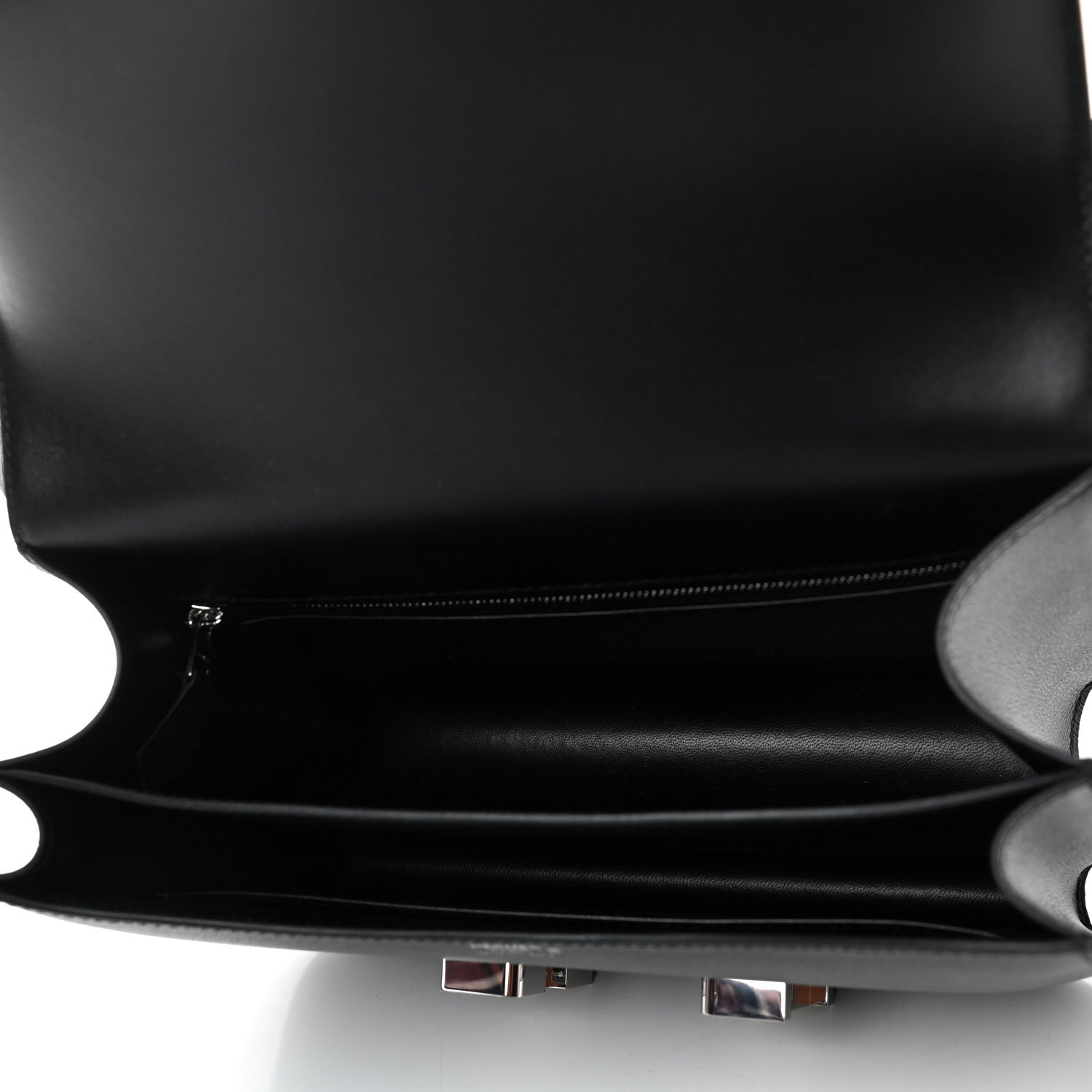 Hermes Grained Monsieur Lizard Constance 24 Black Ombre 5 of 9