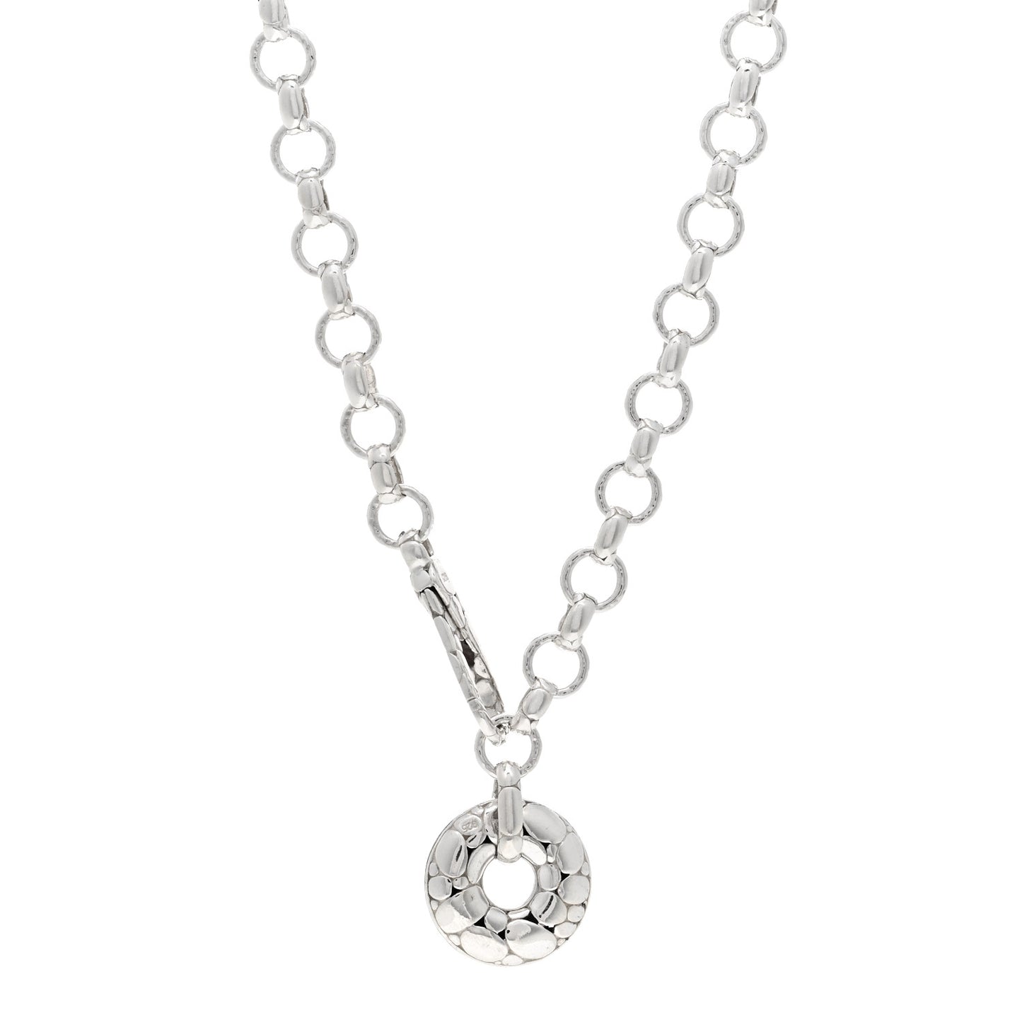 Sterling Silver Kali Donut Necklace