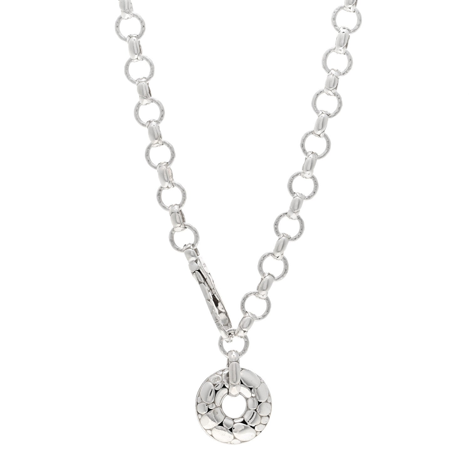 John Hardy Sterling Silver Kali Donut Necklace 1 of 5