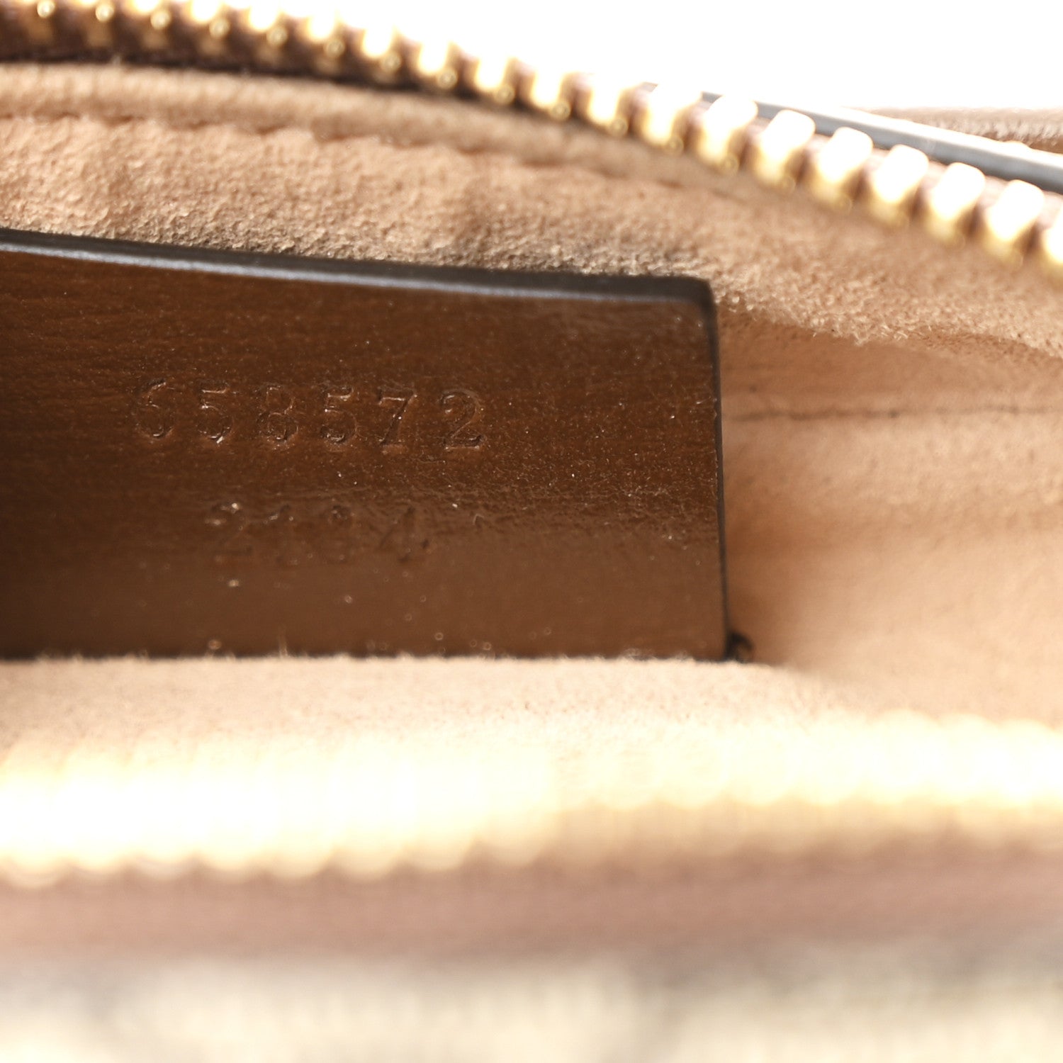 Gucci GG Supreme Monogram Azalea Calfskin Mini Retro Interlocking G Shoulder Bag Beige Ebony Brown Sugar 7 of 11