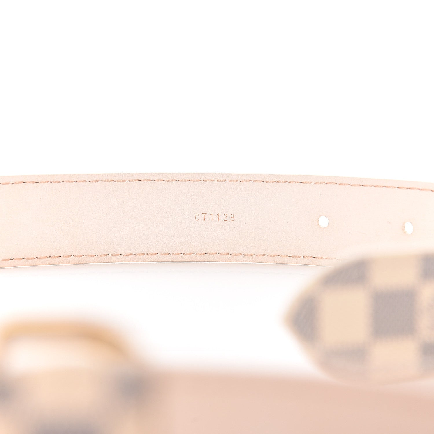 Louis Vuitton Damier Azur 25mm Belt 90 36 6 of 9