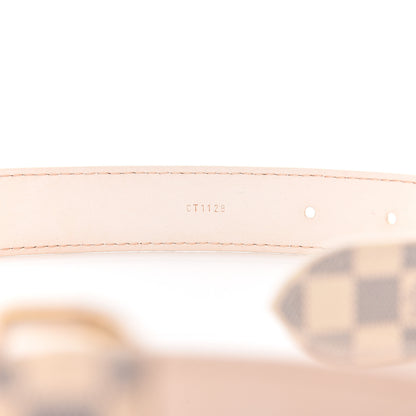 Louis Vuitton Damier Azur 25mm Belt 90 36 6 of 9