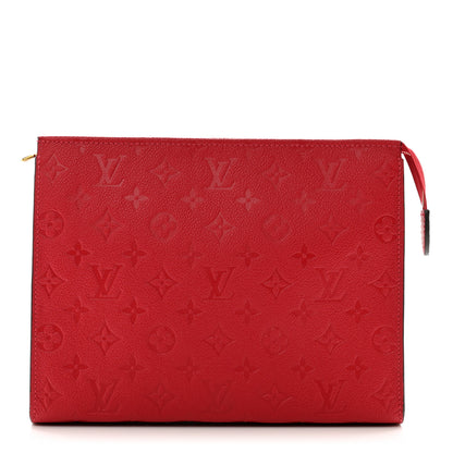 Louis Vuitton Empreinte Monogram Toiletry Pouch 26 Scarlet 1 of 7