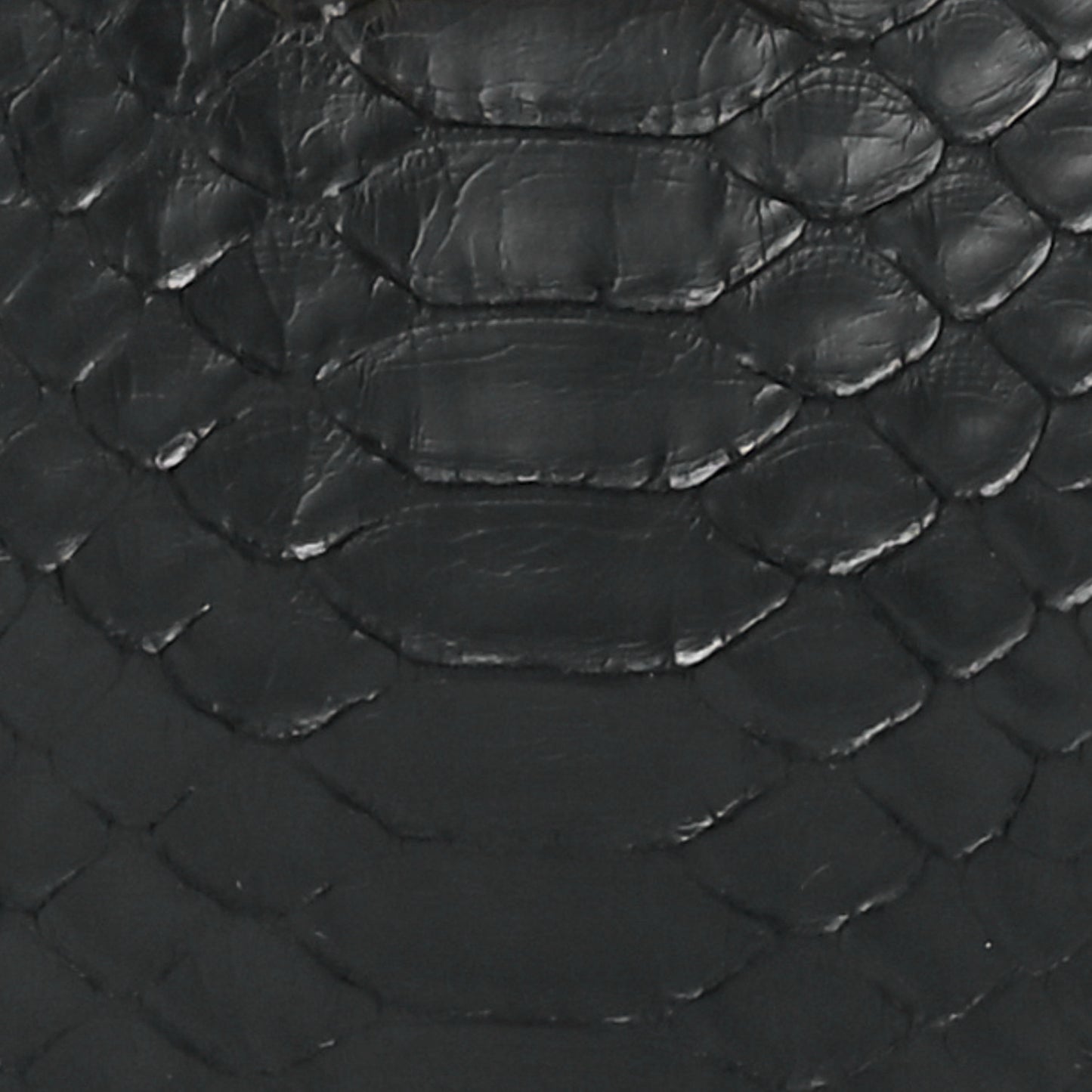 Snakeskin Drew Shoulder Bag Black