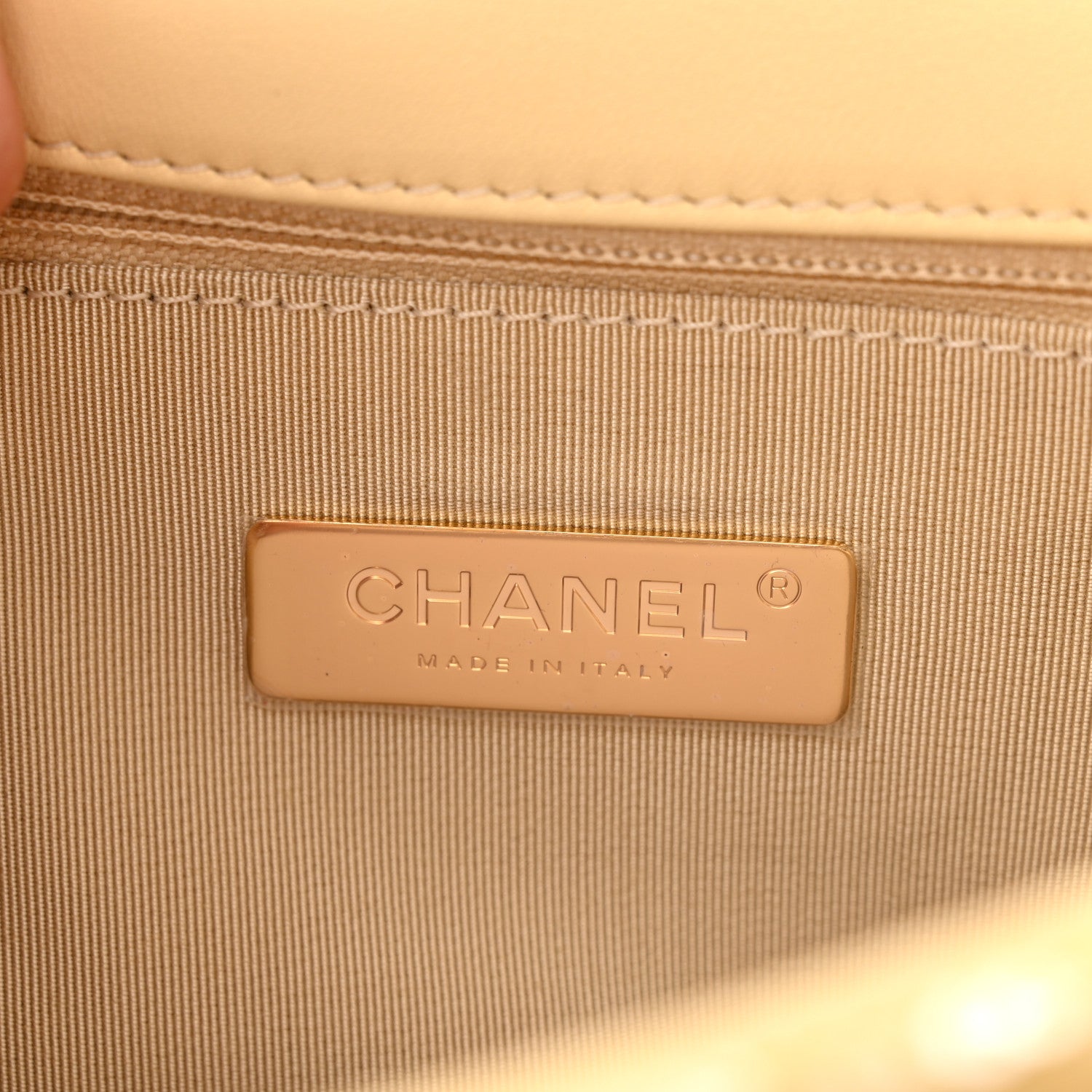 Chanel Sequin Quilted Medium Chanel 19 Flap Light Yellow 6 of 11