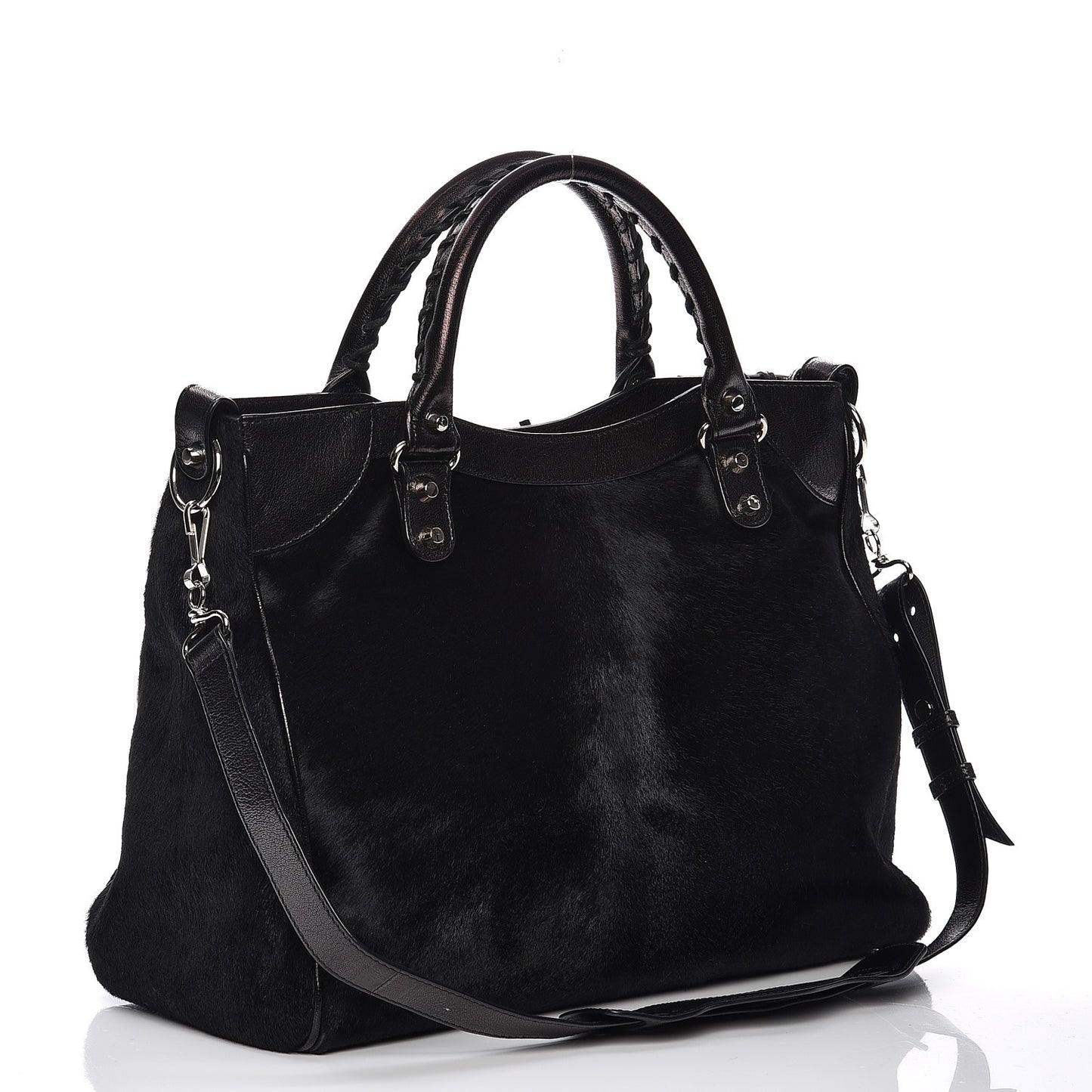 Chevre Pony Hair Velo Black