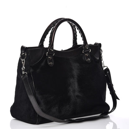 Balenciaga Chevre Pony Hair Velo Black 4 of 13