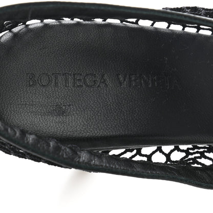 Bottega Veneta Mesh Nappa Chunky Chain Sandals 36 Black 7 of 7