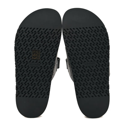 Hermes Calfskin Womens Chypre Sandals 39 Black 5 of 9