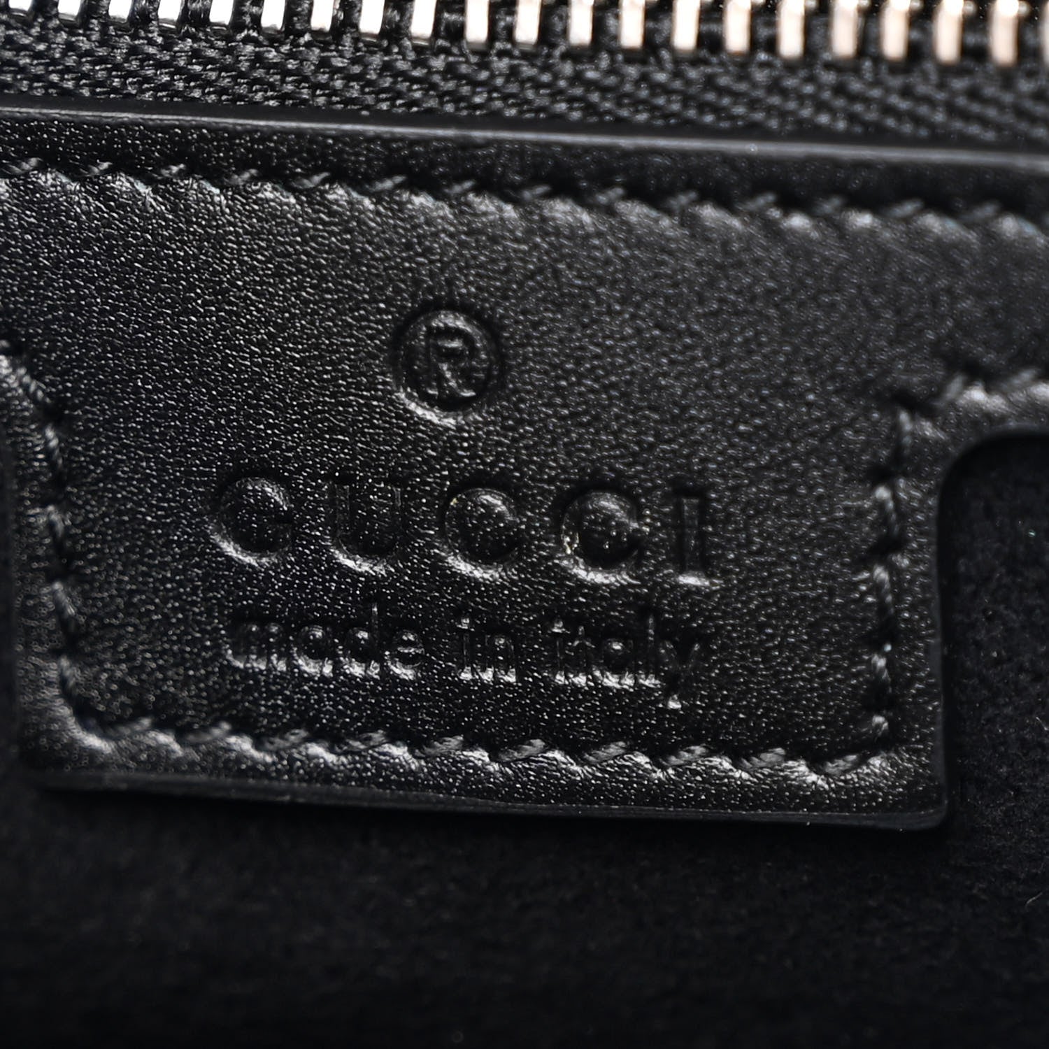Gucci Calfskin Petite GG Medium Tote Bag Black 6 of 10