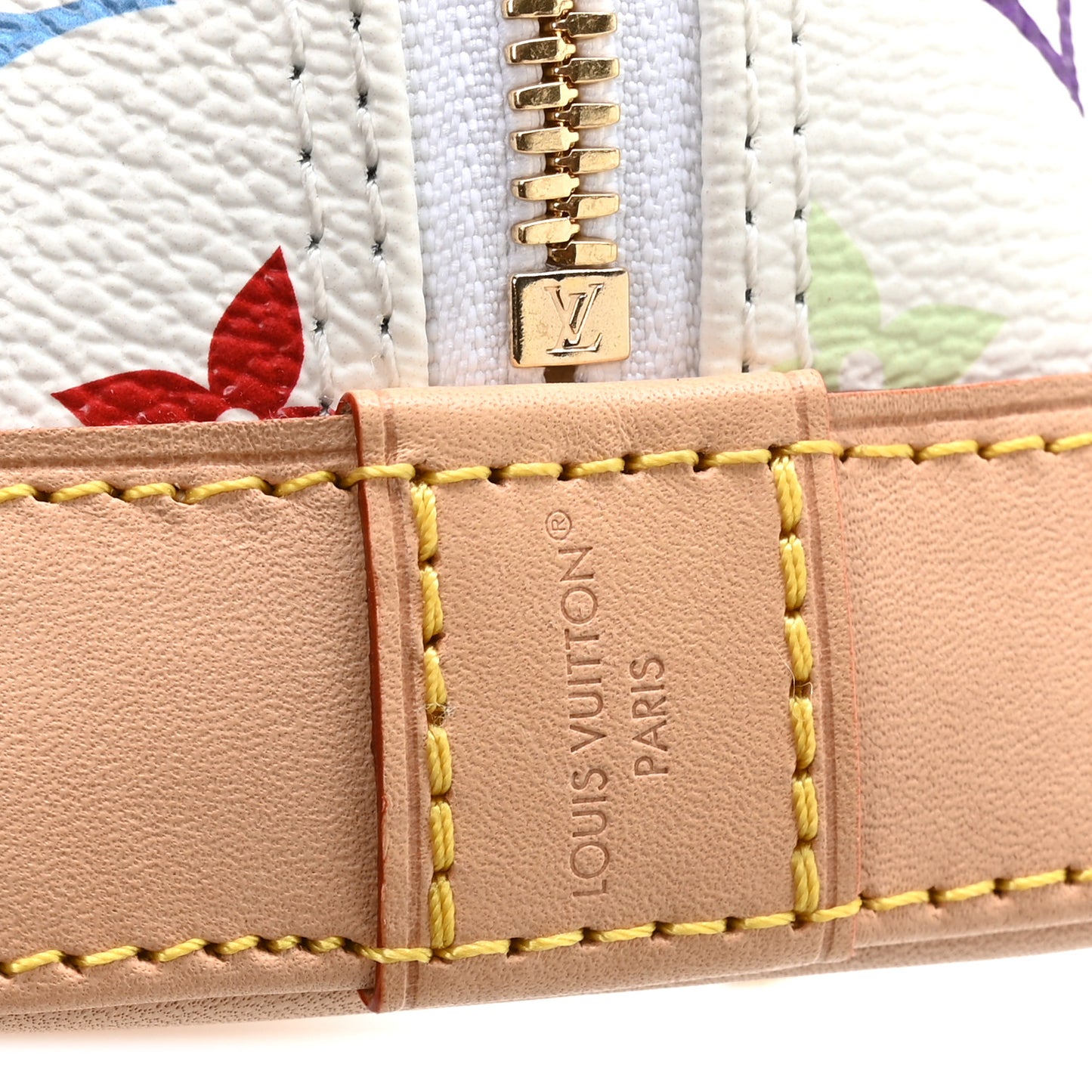 LV x TM Monogram Multicolor Alma BB White