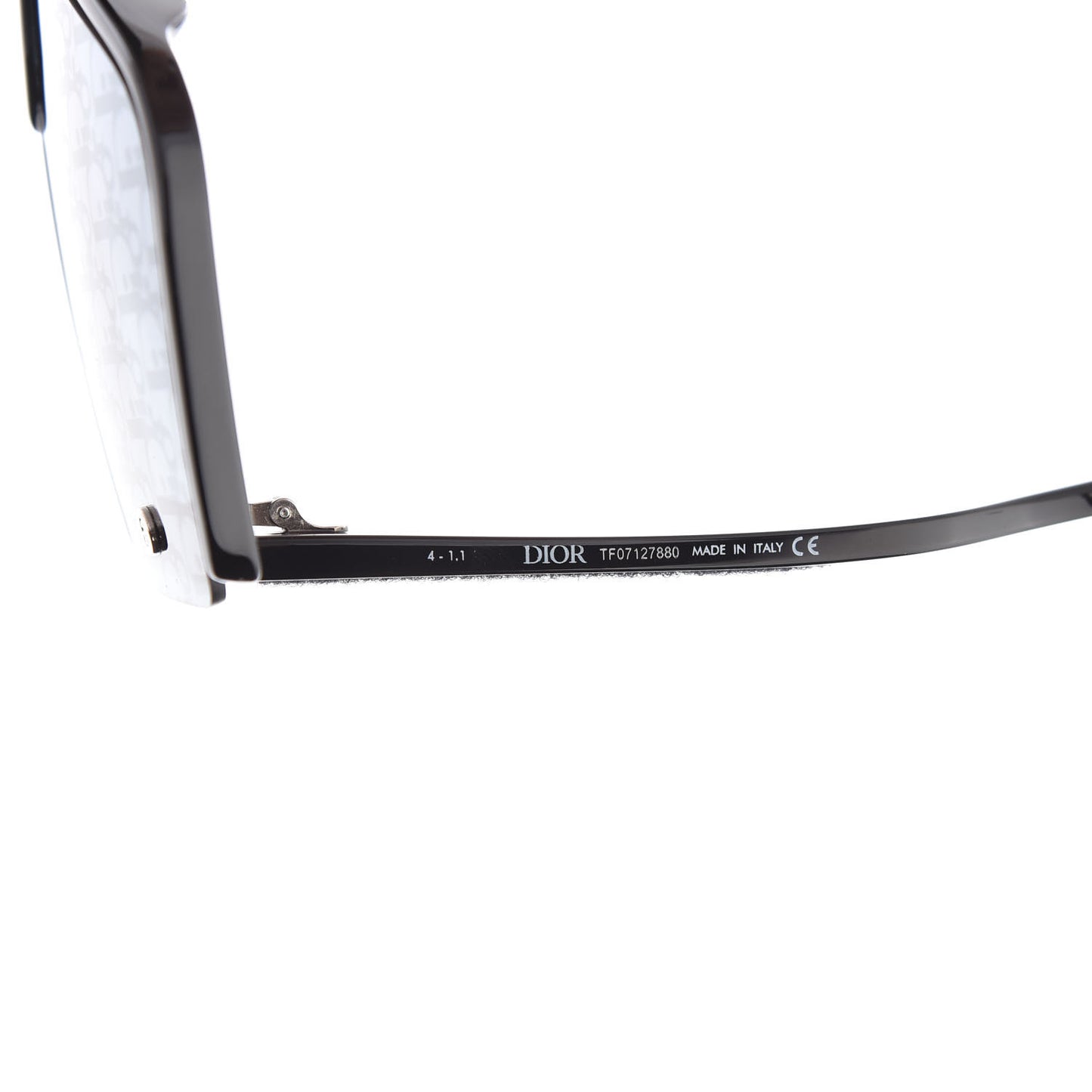 Acetate Diorxtrem MU Oblique Mask Sunglasses Black