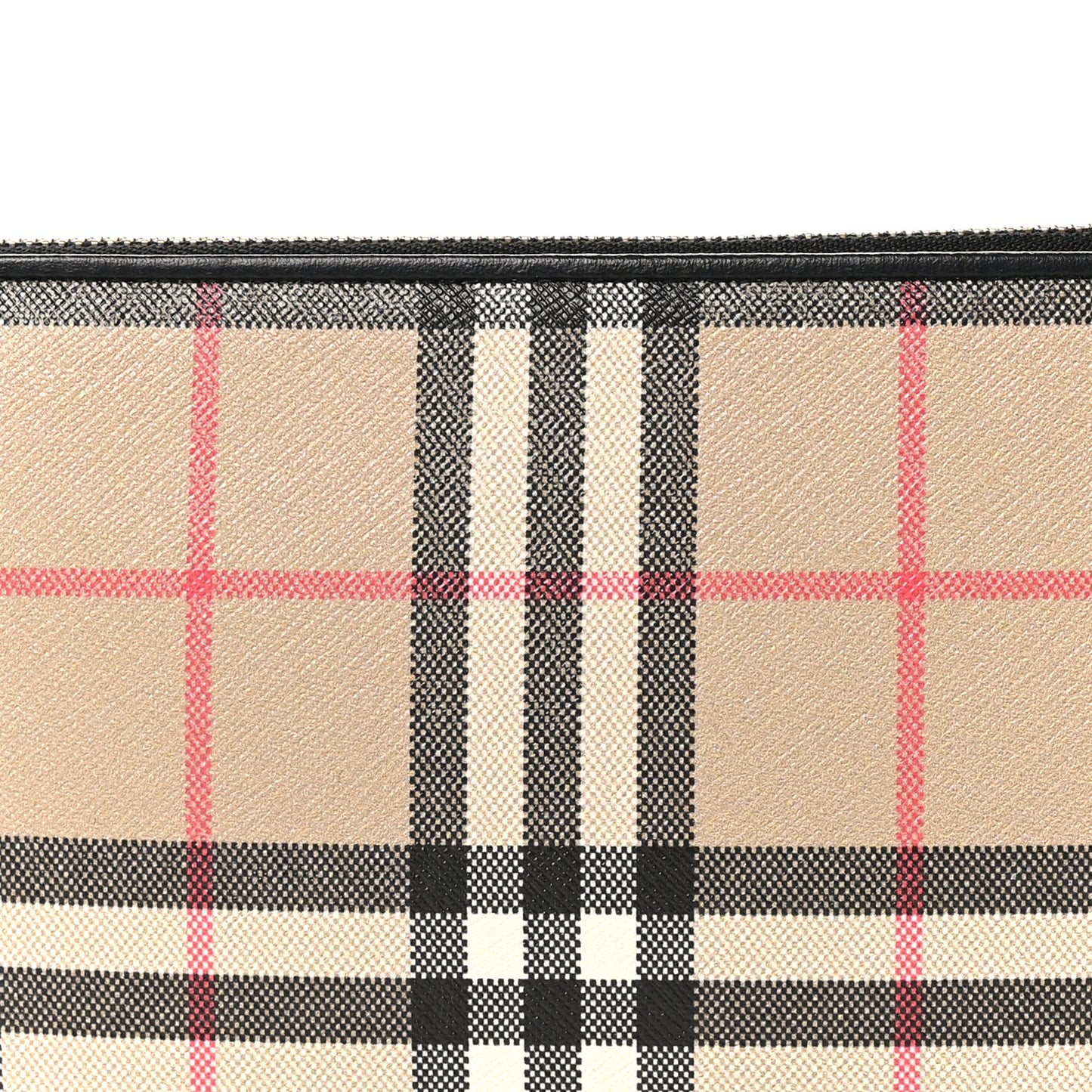 Vintage Check Calfskin Olympia Slim Pouch Archive Beige